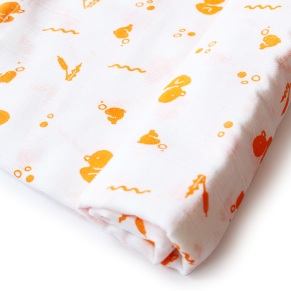 Organic Muslin Swaddle (Duck)