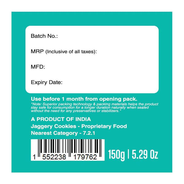 Whole Wheat Beetroot Jaggery Cookies, 150g