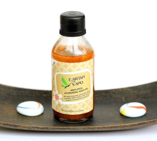 Earthy Sapo Anti Itch Ayurvedic Hair Oil