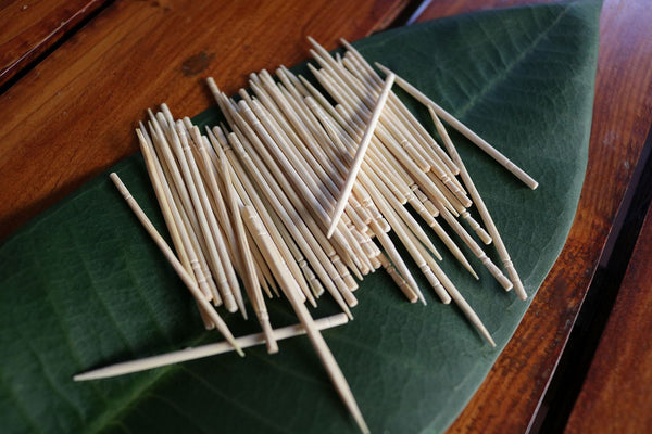Eco-Friendly Bamboo Toothpicks - 100 picks