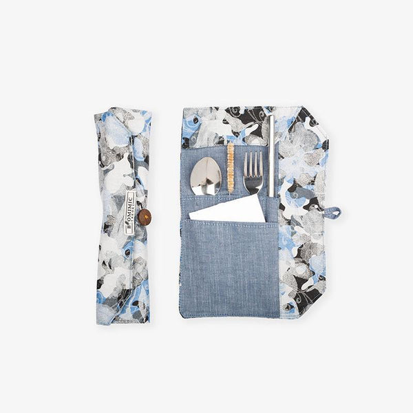 Eco-Friendly Travel Steel Cutlery Set and Organiser - Fab Array