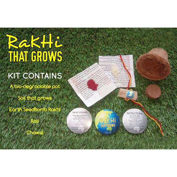 Eco-friendly Plantable Seed Rakhi (Pack of 2)