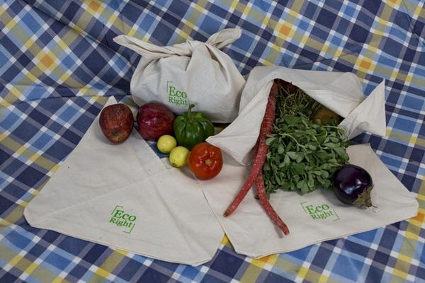 Reusable Natural Cotton Bento Bag