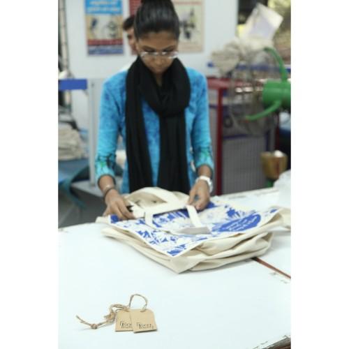 Reusable Eco-friendly Canvas Lunch Tote Bag - Maroon