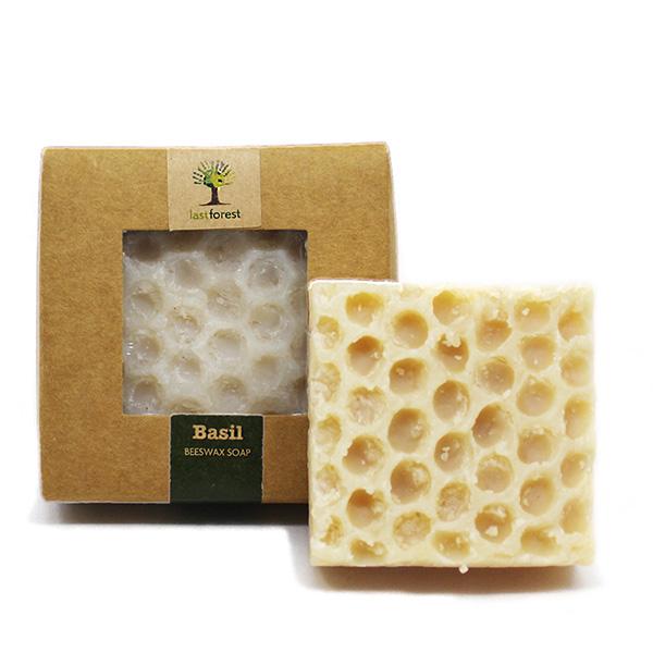 Organic Beeswax and Basil Handmade Soap