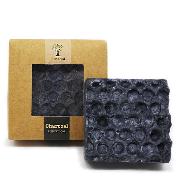 Organic Beeswax and Charcoal Handmade Soap