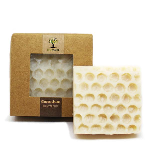Organic Beeswax and Geranium Handmade Soap