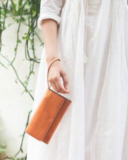 Ela Trifold Cork Fabric Women's Wallet - Sunset