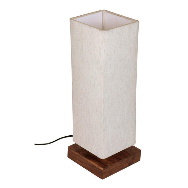 Handcrafted Decorative Table Lamp in Sheesham Wood