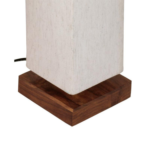 Handcrafted Decorative Table Lamp in Sheesham Wood