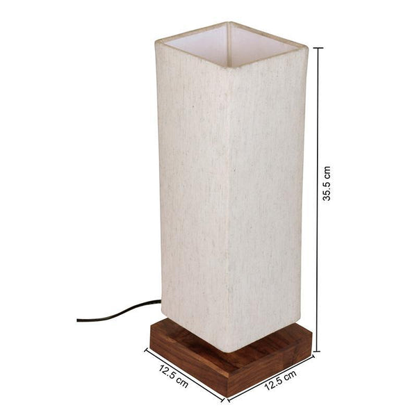Handcrafted Decorative Table Lamp in Sheesham Wood