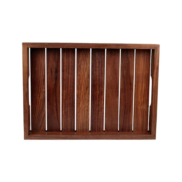 Wooden Serving Trays Created by Traditional Artisans - Set of 2