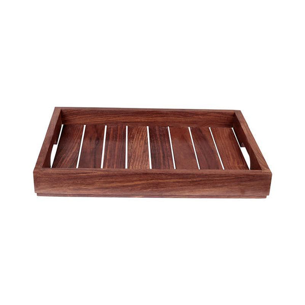 Sheesham Wooden Serving Tray Created by Traditional Artisans