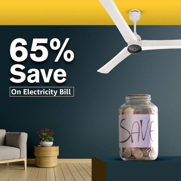 Energy Saving Ceiling Fan - 1200 mm, 3 Blade, Remote Controlled (Gorilla Renesa)