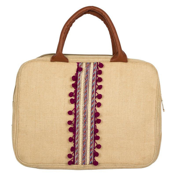 Ethnic Obsession Juco Laptop Sleeve Made by Women Artisans