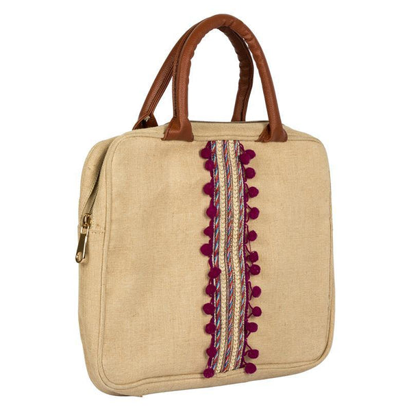 Ethnic Obsession Juco Laptop Sleeve Made by Women Artisans