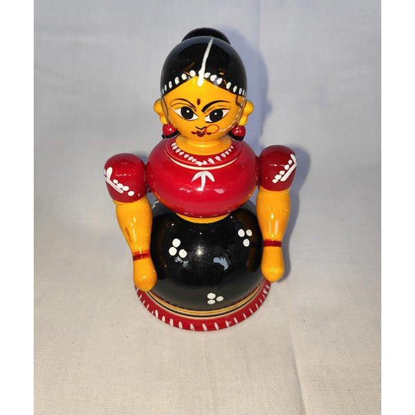 Buttabomma (Wooden Kumkum Box) Crafted by Etikoppaka Artisans