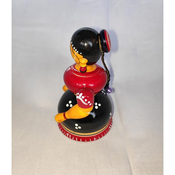 Buttabomma (Wooden Kumkum Box) Crafted by Etikoppaka Artisans