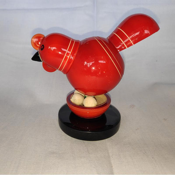 Wooden Cock and Hen Set Crafted by Etikoppaka Artisans