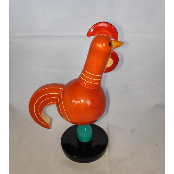 Wooden Cock and Hen Set Crafted by Etikoppaka Artisans