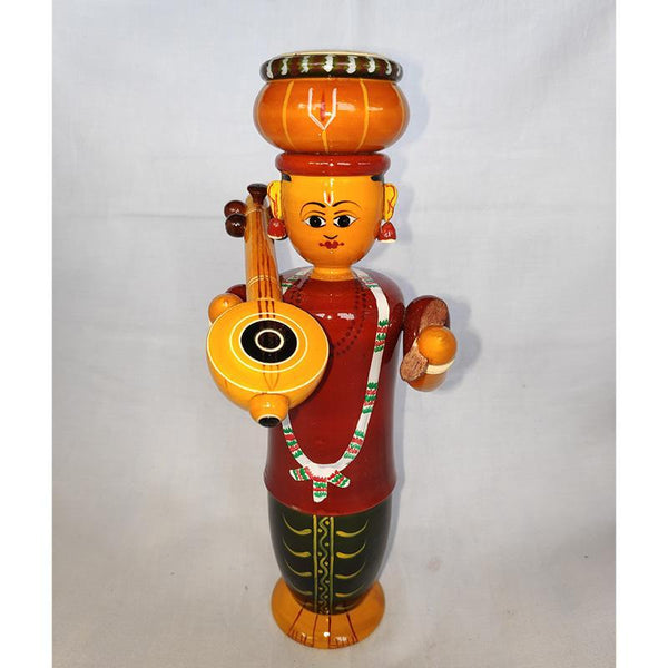 Wooden Haridaas Crafted by Etikoppaka Artisans