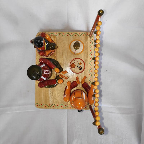 Wooden Marriage Mandapam Set Crafted by Etikoppaka Artisans
