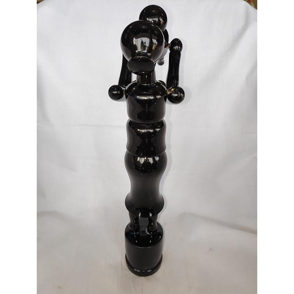 Wooden Mother and Child Standing Figurine Crafted by Etikoppaka Artisans