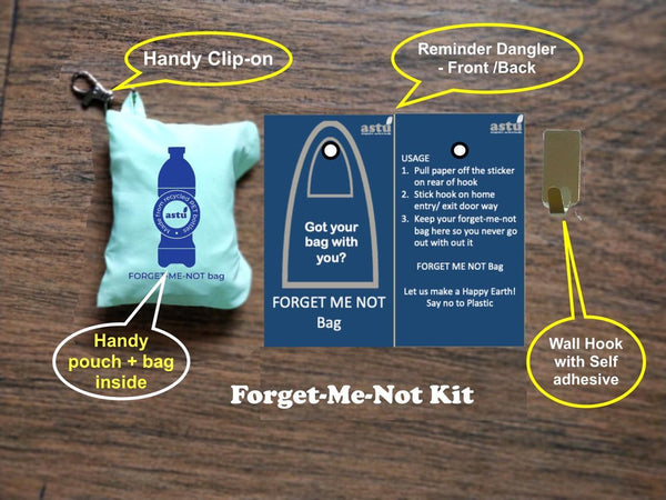 Forget-Me-Not Reusable Shopping Bag