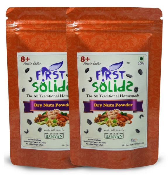 First Solids Baby Dry Nuts Powder 100 g (8+ Months)