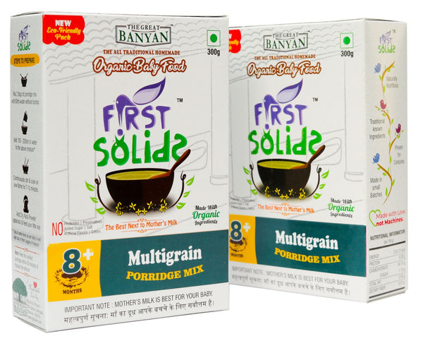 First Solids Organic Baby Porridge - Multigrain (8-24 Months)
