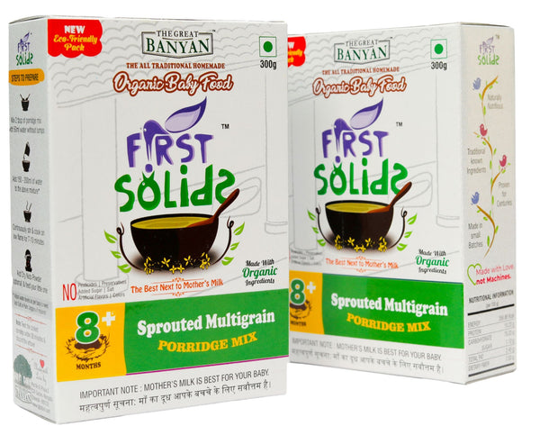First Solids Organic Baby Porridge - Sprouted Multigrain (8-24 Months)
