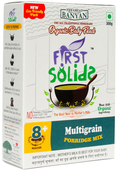 First Solids Organic Baby Porridge - Multigrain (8-24 Months)