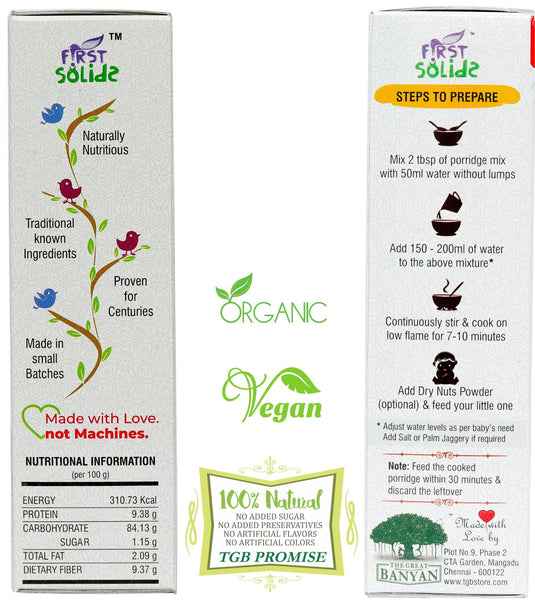 First Solids Organic Baby Porridge - Multigrain (8-24 Months)