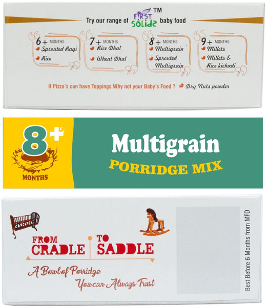First Solids Organic Baby Porridge - Multigrain (8-24 Months)