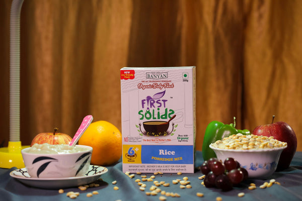 First Solids Organic Baby Porridge - Rice (6-24 Months)