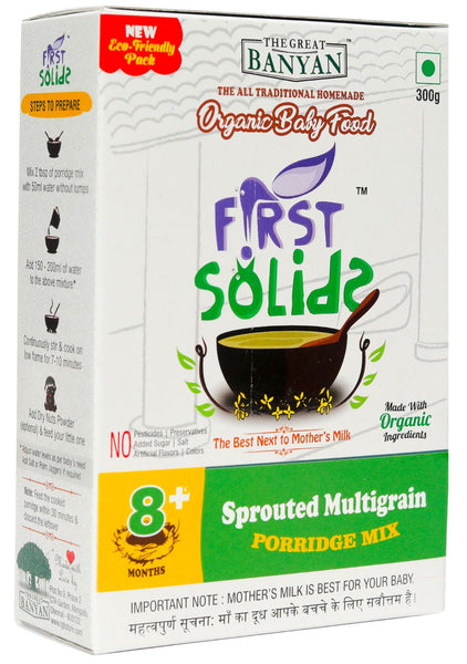 First Solids Organic Baby Porridge - Sprouted Multigrain (8-24 Months)