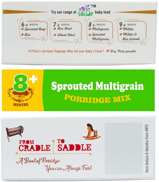 First Solids Organic Baby Porridge - Sprouted Multigrain (8-24 Months)