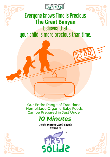 First Solids Organic Baby Porridge - Millets (9-24 Months)