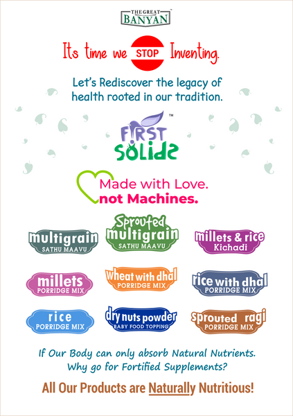 First Solids Organic Baby Porridge - Multigrain & Sprouted Multigrain Combo Pack of 2 (8-24 Months)