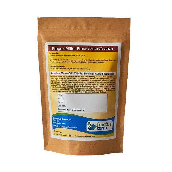 Organic Sprouted Ragi Flour/Finger Millet Flour