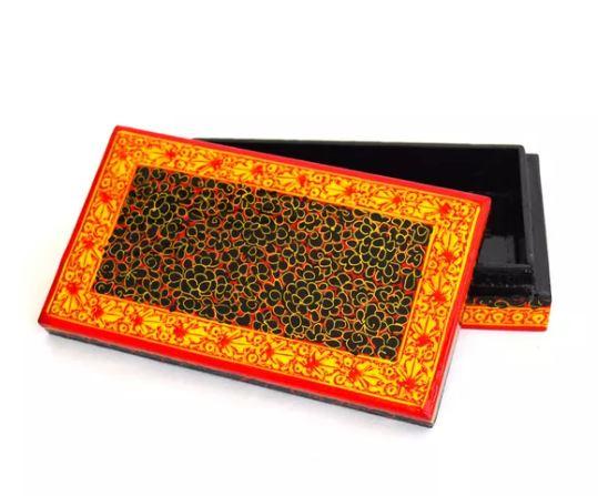 Decorative Kashmiri Box (L) created by artisans with disability