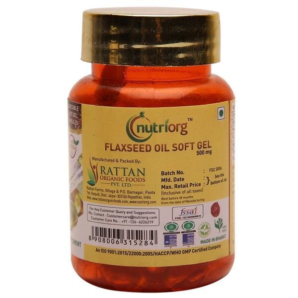 Flaxseed Capsule 500mg 60 Capsule
