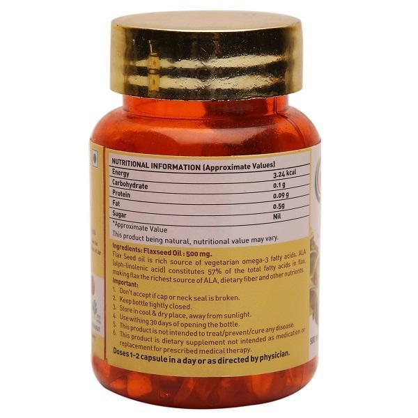 Flaxseed Capsule 500mg 60 Capsule