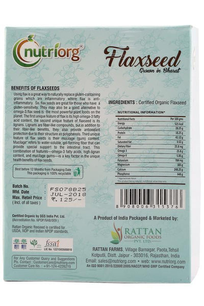 Flaxseed Raw 250gm.
