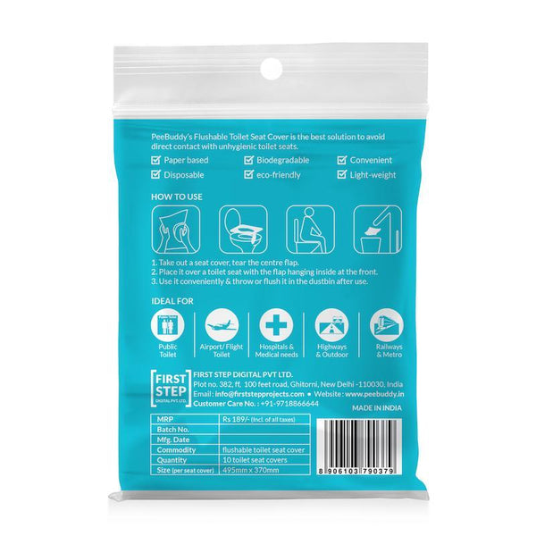 PeeBuddy Flushable Toilet Seat Covers