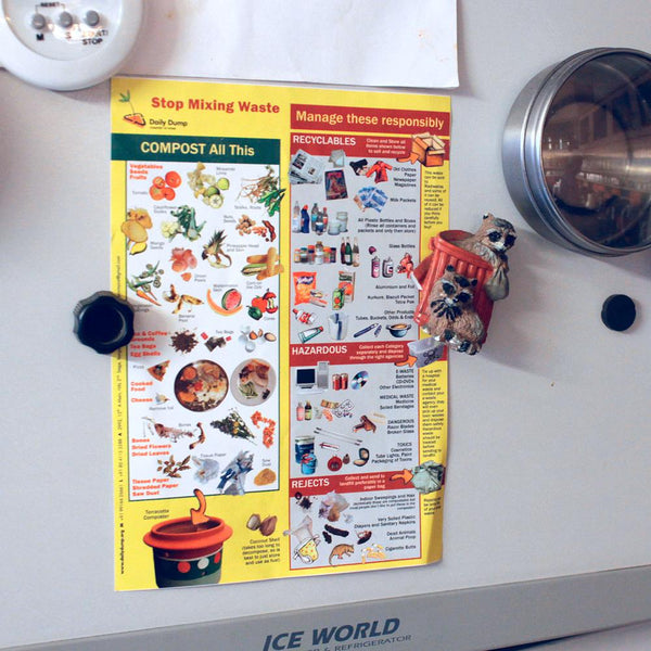 Fridge Sheet for waste segregation (A4)