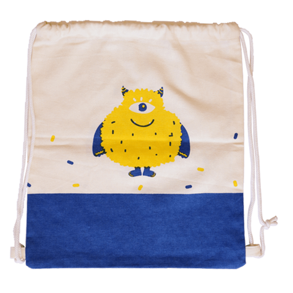 Treasure Trove Canvas Drawstring Toy Bag for Toddlers (Furso)