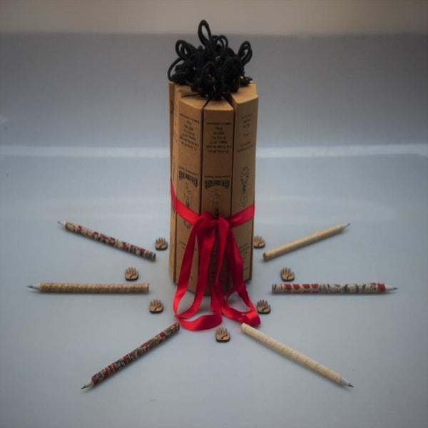 Recycled Paper Pencils in Kaleidobox - Gift Bundle (10 Boxes)