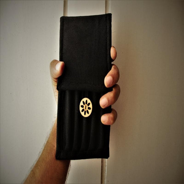 Pencil Pouch with 5 Recycled Paper Pencils