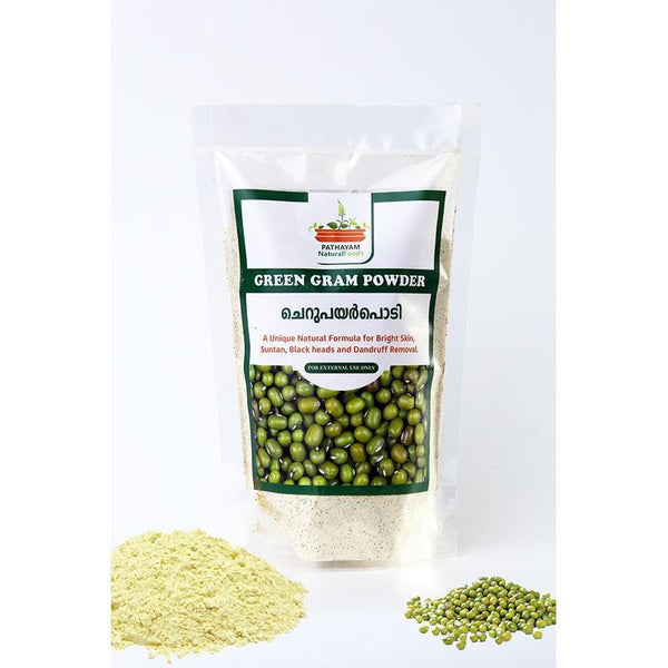 Natural Green Gram Powder - Pack of 3, 150g each